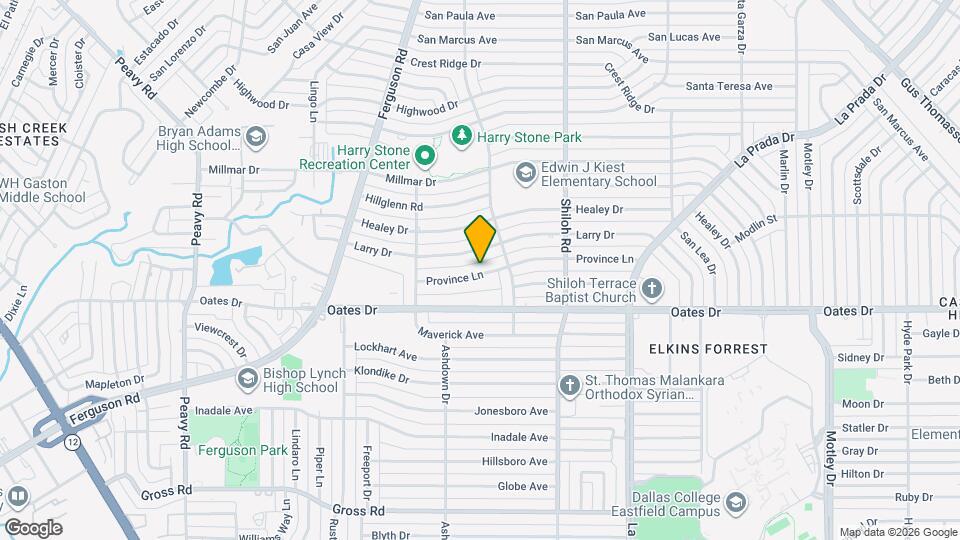 2519 Province Ln Map and Location Details