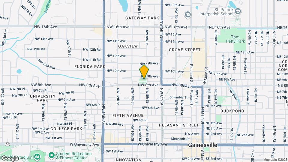 830 NW 7th Pl Map and Location Details