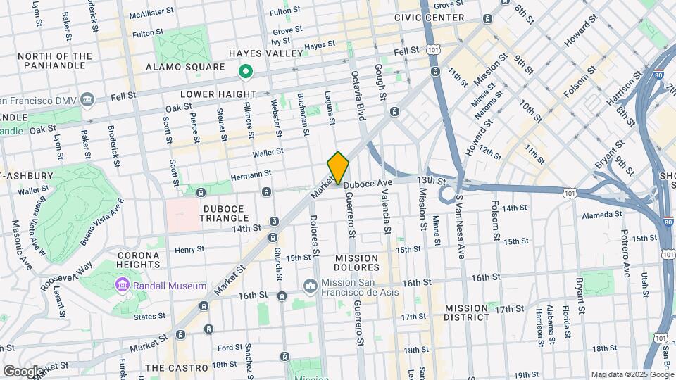 239-241 Duboce Ave Map and Location Details