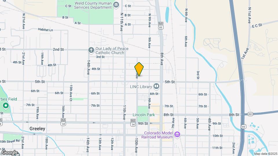 929 5th St Map and Location Details