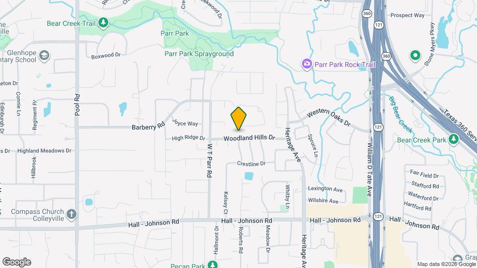 2942 Woodland Hills Dr Map and Location Details