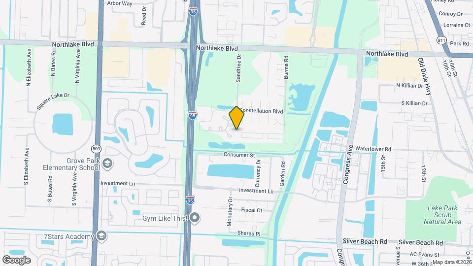 818 Sandtree Dr Map and Location Details