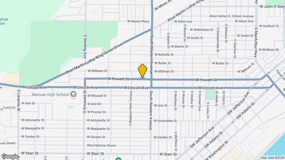 1918 W Howett St Map and Location Details