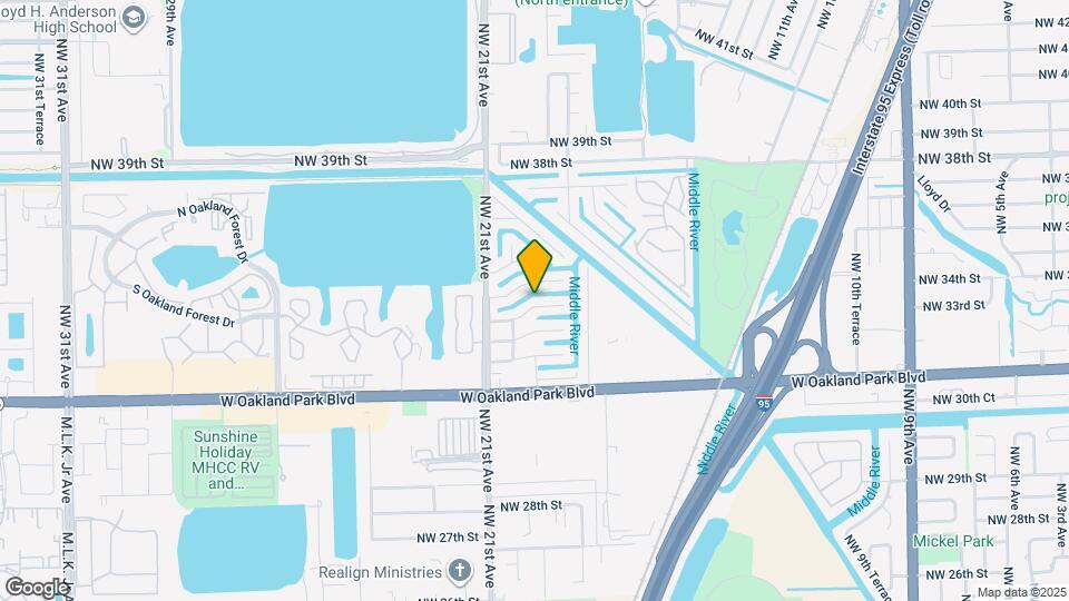 1951 NW 33rd St Map and Location Details