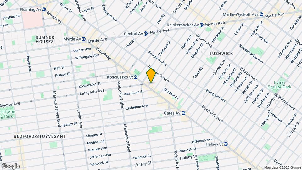 1120 Lafayette Ave Map and Location Details
