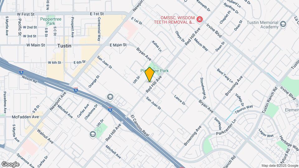 13641-13661 Red Hill Ave Mapa y Detalles de la Ubicación
