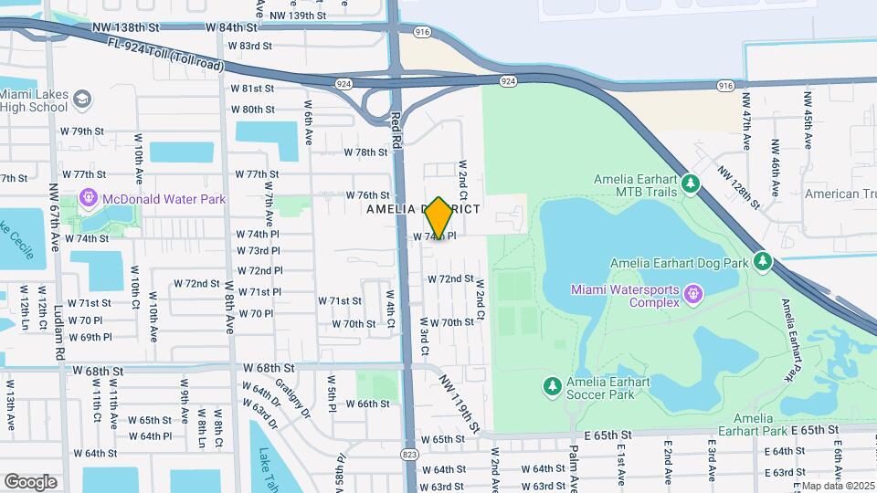 330 W 74th Pl Map and Location Details