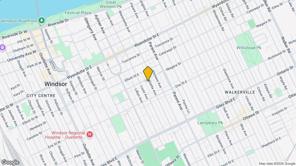 917 Marentette Av Map and Location Details