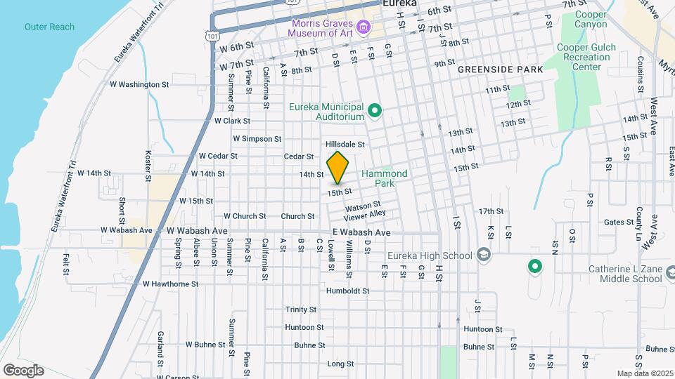 241 15th St Map and Location Details