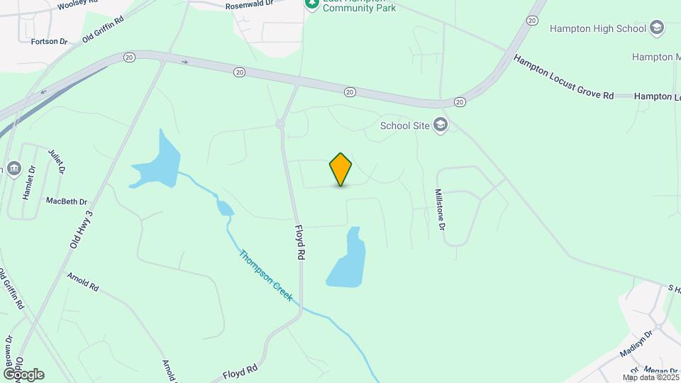 1236 Pebble Rock Rd Map and Location Details