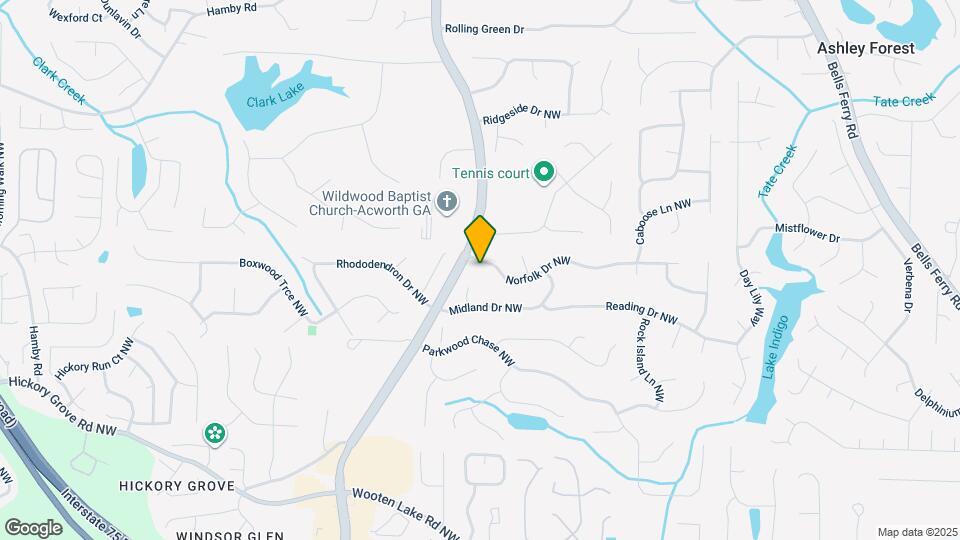 1197 Norfolk Dr NW Map and Location Details
