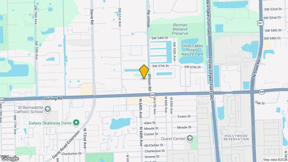 5820 SW 58th Ct Mapa y Detalles de la Ubicación