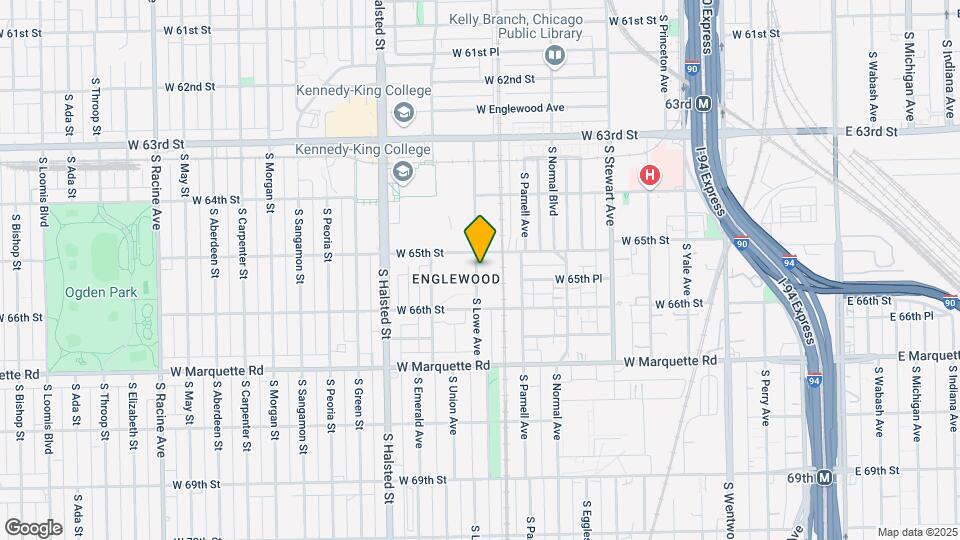 6519 S Lowe Ave Map and Location Details