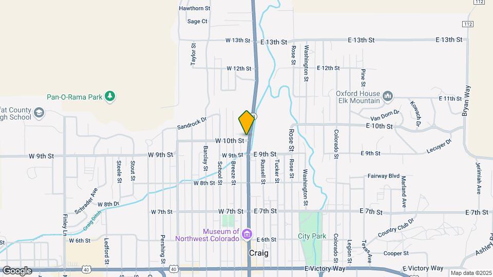 1002-1006 Yampa Ave Map and Location Details