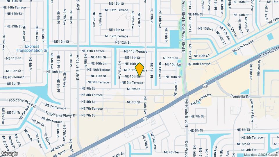 1216 NE 10th St Map and Location Details