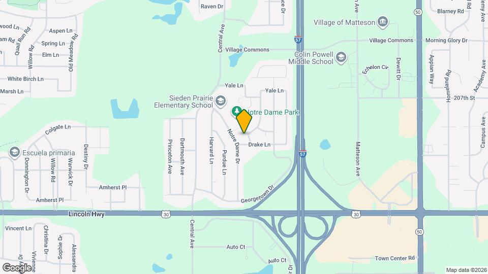 822 Bradley Ave Map and Location Details