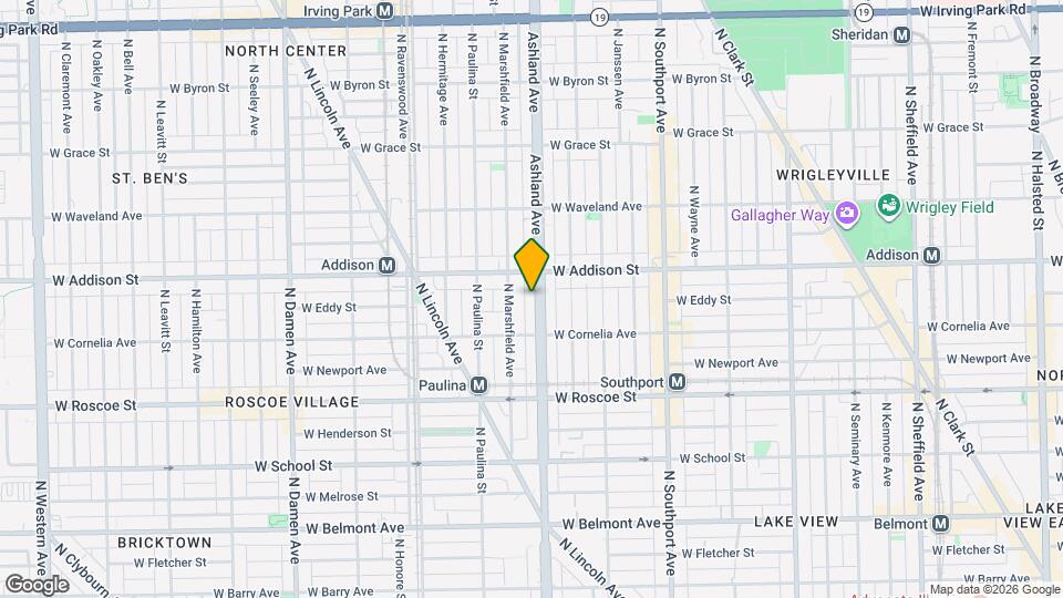 3534 N Ashland Ave, Unit J09P Mapa y Detalles de la Ubicación