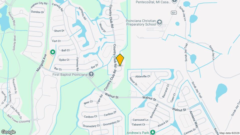 706 Bogie Ct Map and Location Details