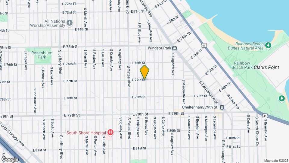 2451 E 77th St-Unit -2 Map and Location Details