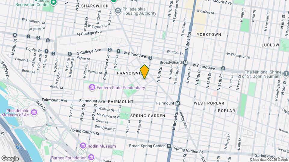 828 Leland St Map and Location Details