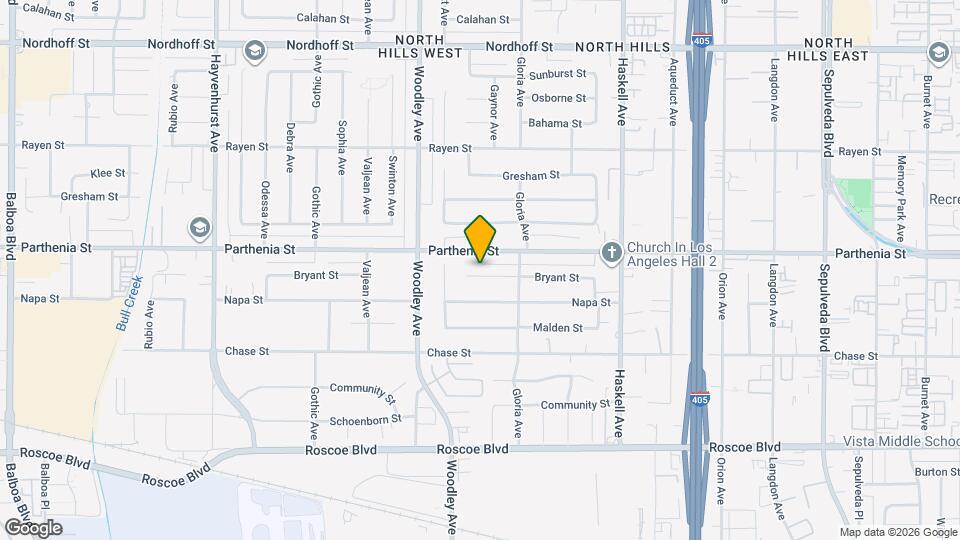 16047 Bryant St Map and Location Details