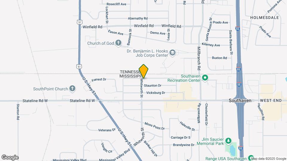 9166 Whitworth St Map and Location Details