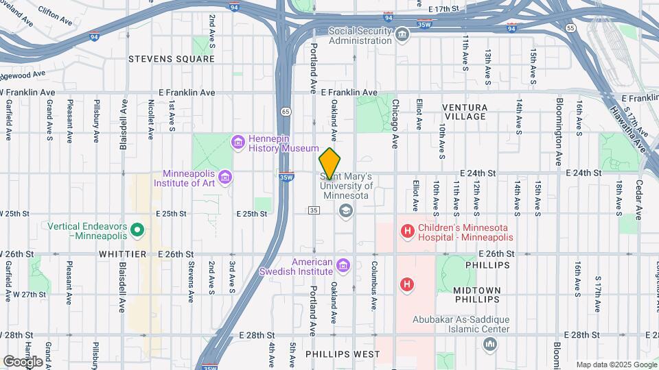 2412 Oakland Ave Map and Location Details