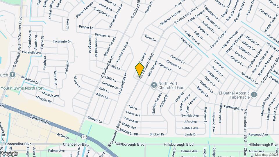 4961 S Cranberry Blvd Mapa y Detalles de la Ubicación