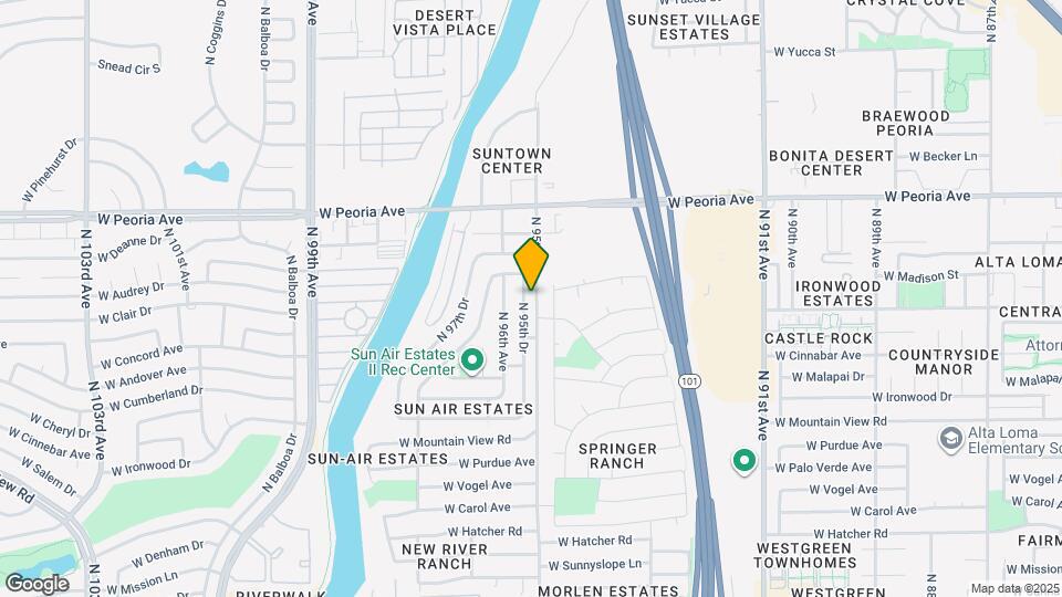 10225 N 95th Dr Map and Location Details