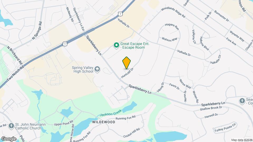 6 Huntcliff Ct Map and Location Details