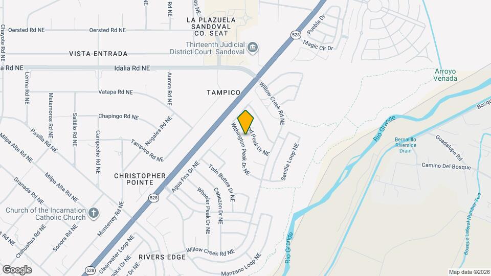 2598 Withington Peak Dr NE Mapa y Detalles de la Ubicación