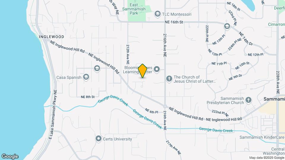 21320 NE 9th Pl Map and Location Details