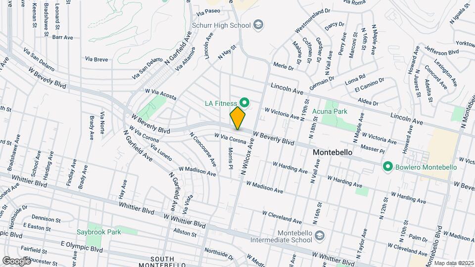 2225-2229 W Beverly Blvd Map and Location Details