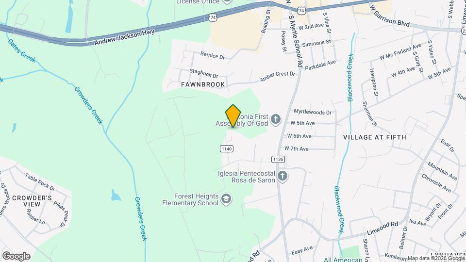 803 Marve St Map and Location Details