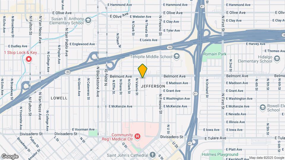 465 N Thesta St Map and Location Details