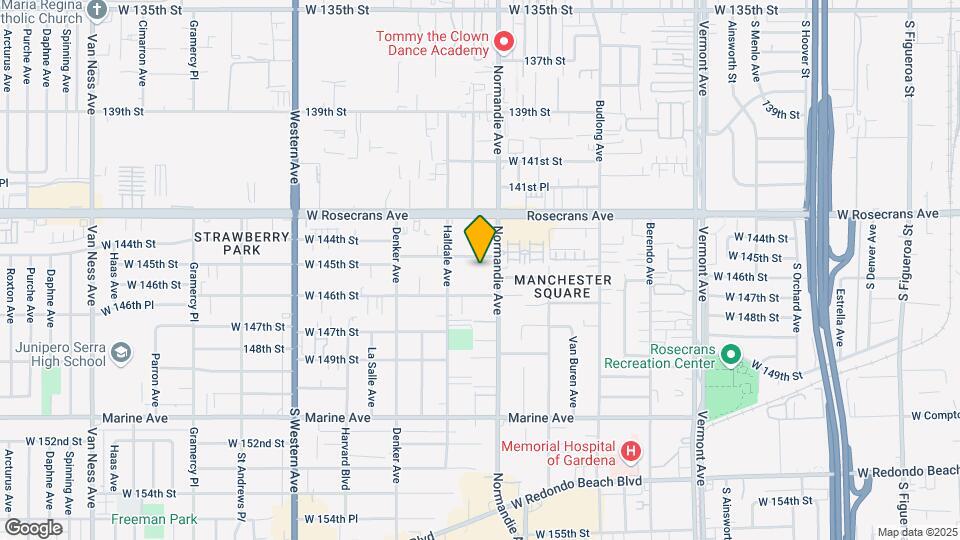 1416 W 145th St Map and Location Details