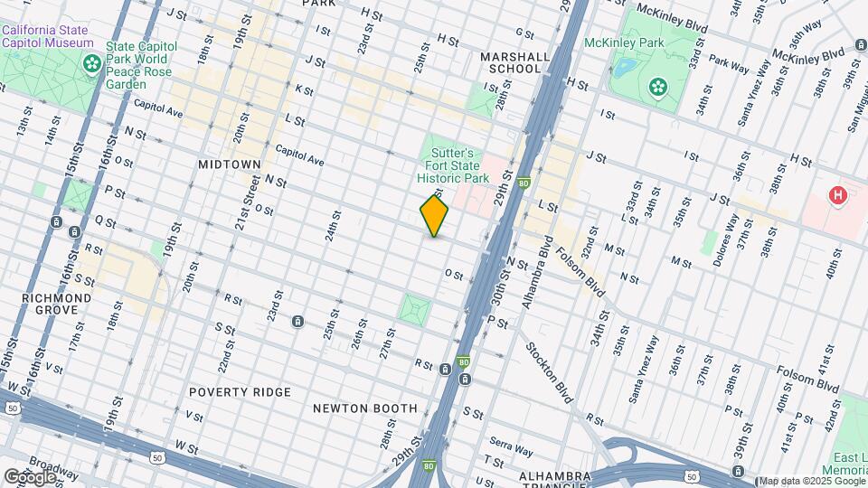 2714 N St Map and Location Details