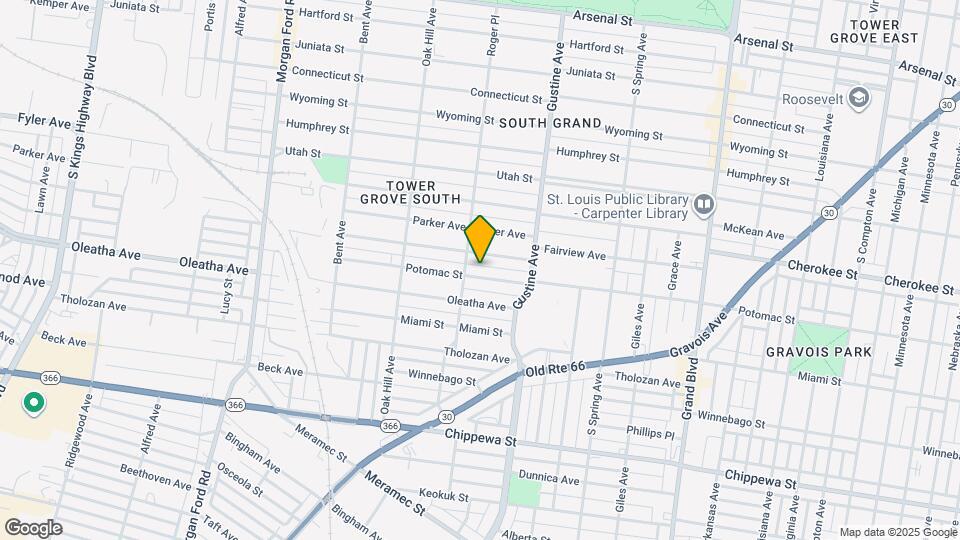 3959 Potomac St Map and Location Details