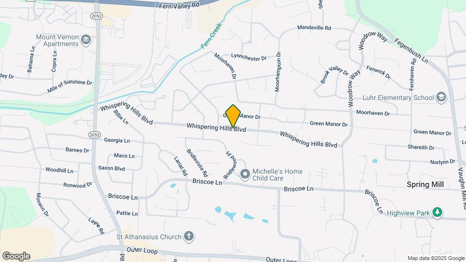 6000 Whispering Hills Blvd Map and Location Details