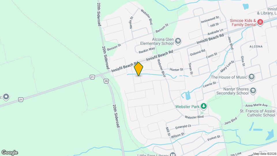 2068 Gibson St Map and Location Details