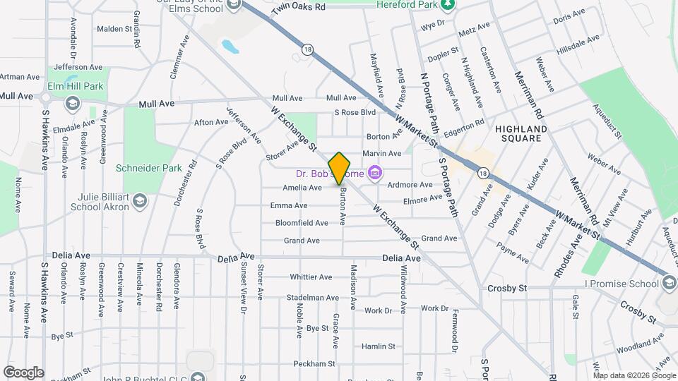 104 Burton Ave, Unit #2 Map and Location Details