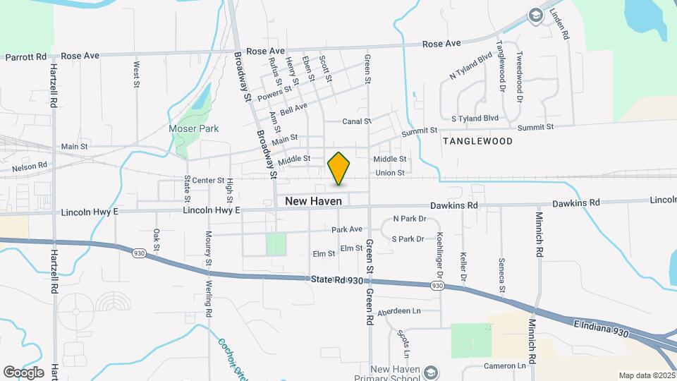 1155 Hartzell St Mapa y Detalles de la Ubicación