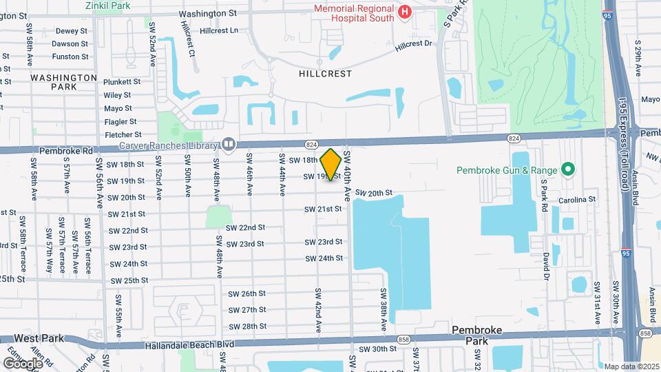 4101 SW 20th St Map and Location Details
