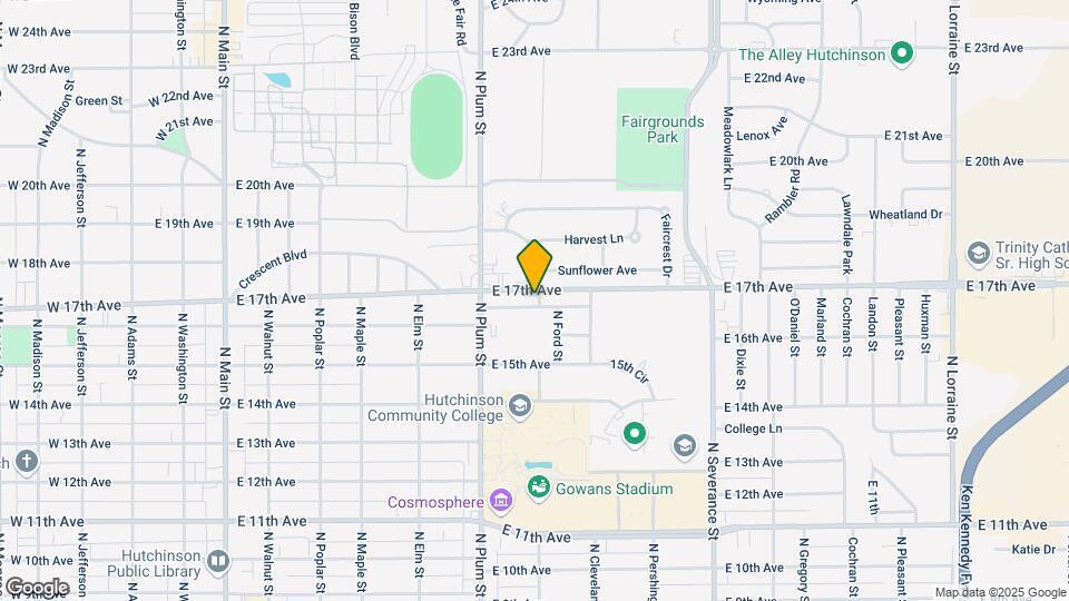 1609 N Ford St Map and Location Details