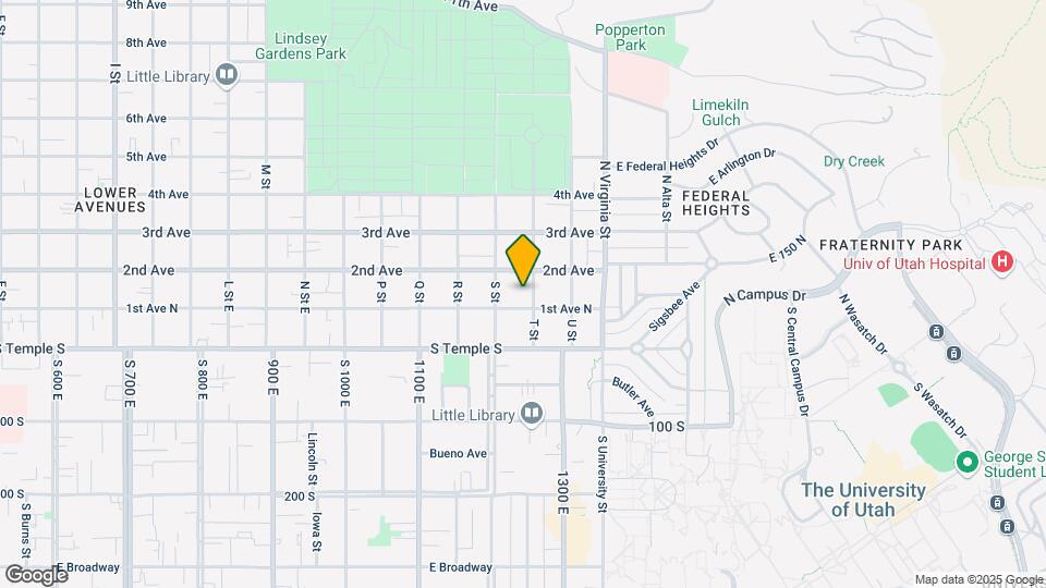 1135 1st Ave Map and Location Details