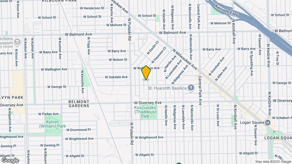 2908 N Springfield Ave Map and Location Details