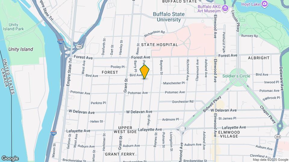 359 Parkdale Ave Map and Location Details