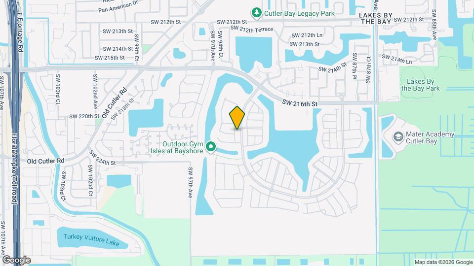 22161 SW 94th Ave Mapa y Detalles de la Ubicación