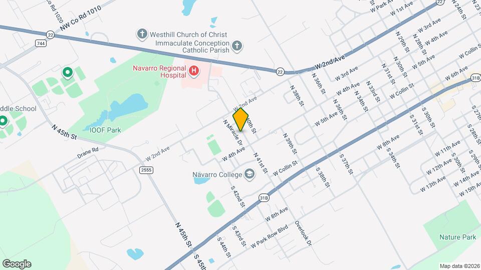 301 N Miracle Dr Map and Location Details