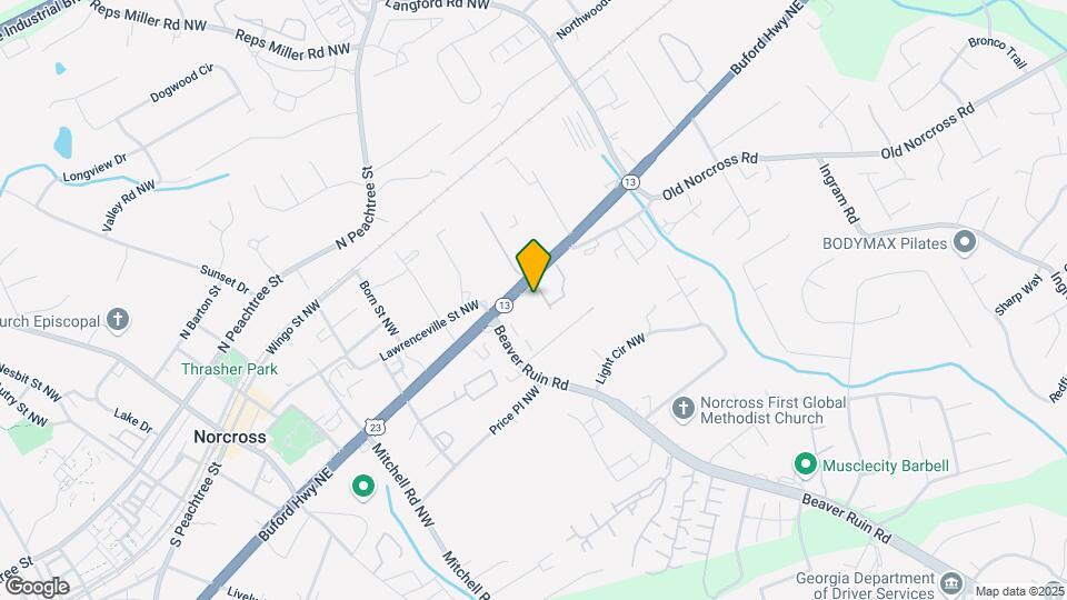 5420 Buford Hwy Map and Location Details
